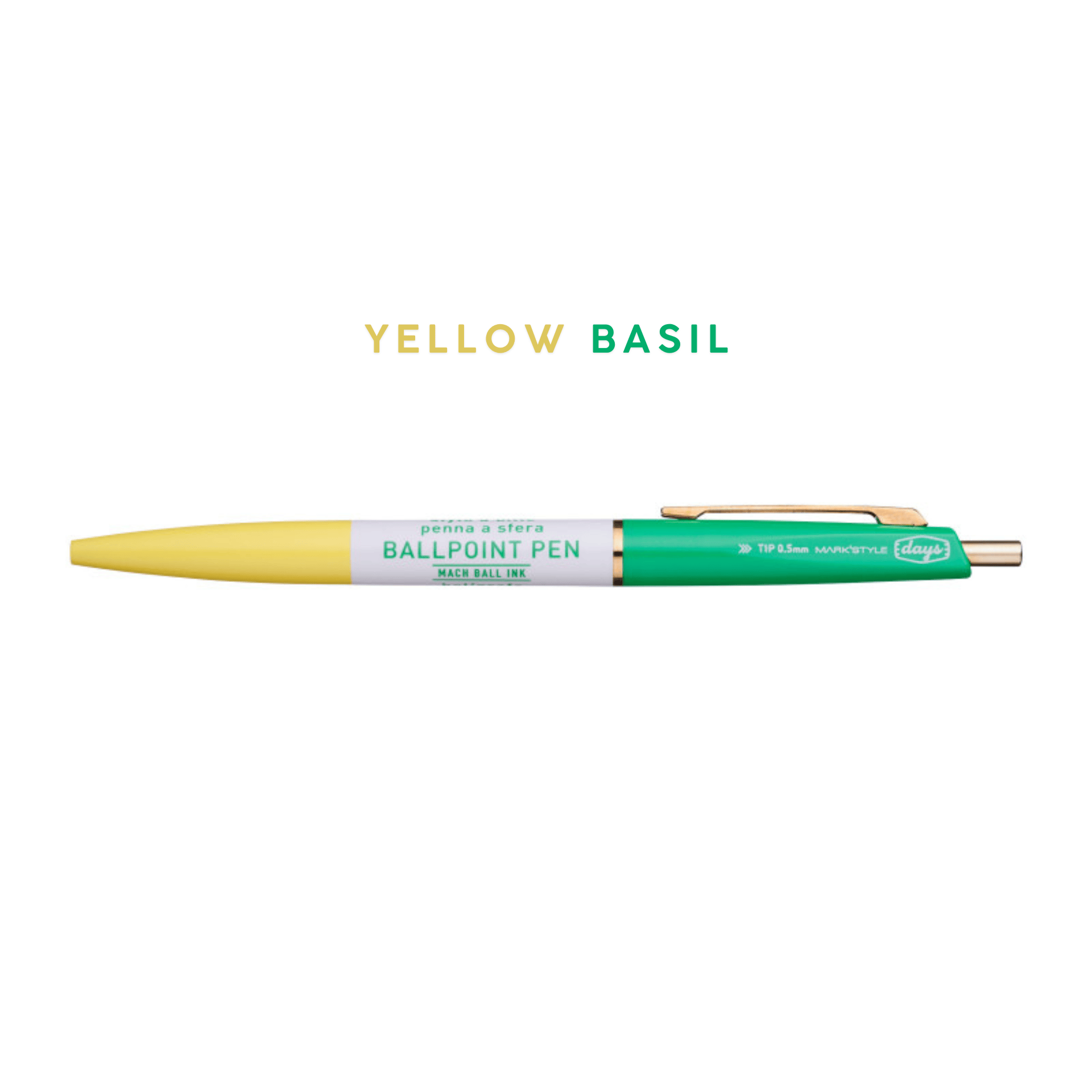Mark's Tokyo Penne YELLOW/BASIL Anterique Pen 3 Section