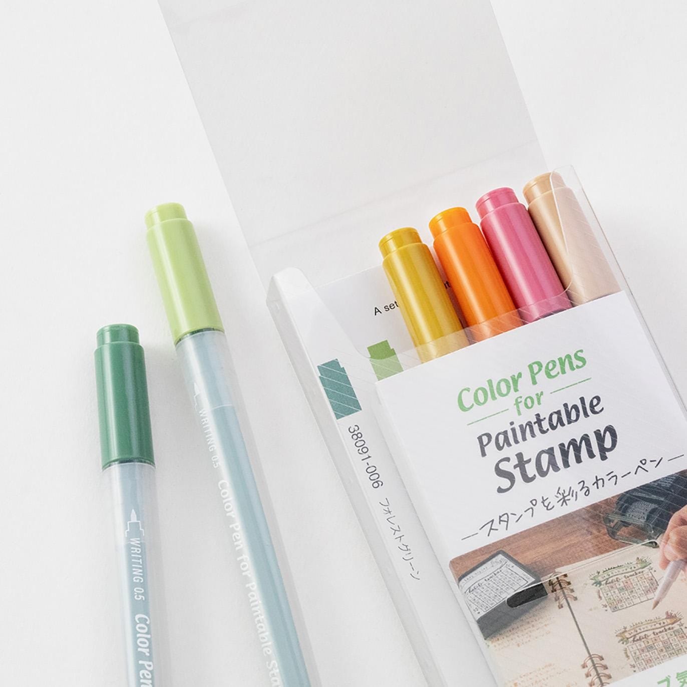 SayPaper Penne Brush Pen doppia punta Midori - for Paintable stamp