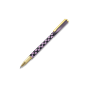 Papier Penne Checkboard Rollerball Purple