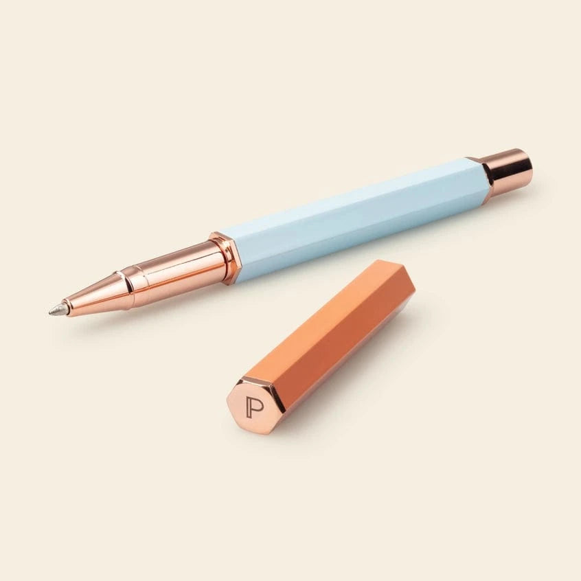 Papier Penne Classic Rollerball Terracotta & Blue