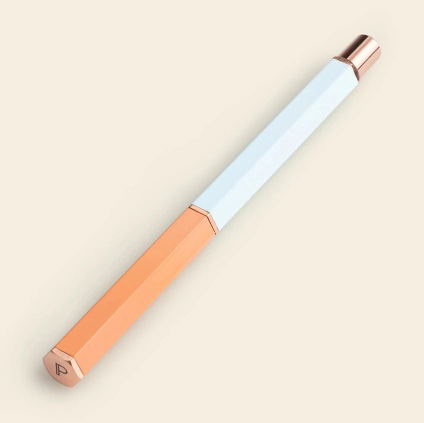 Papier Penne Classic Rollerball Terracotta & Blue