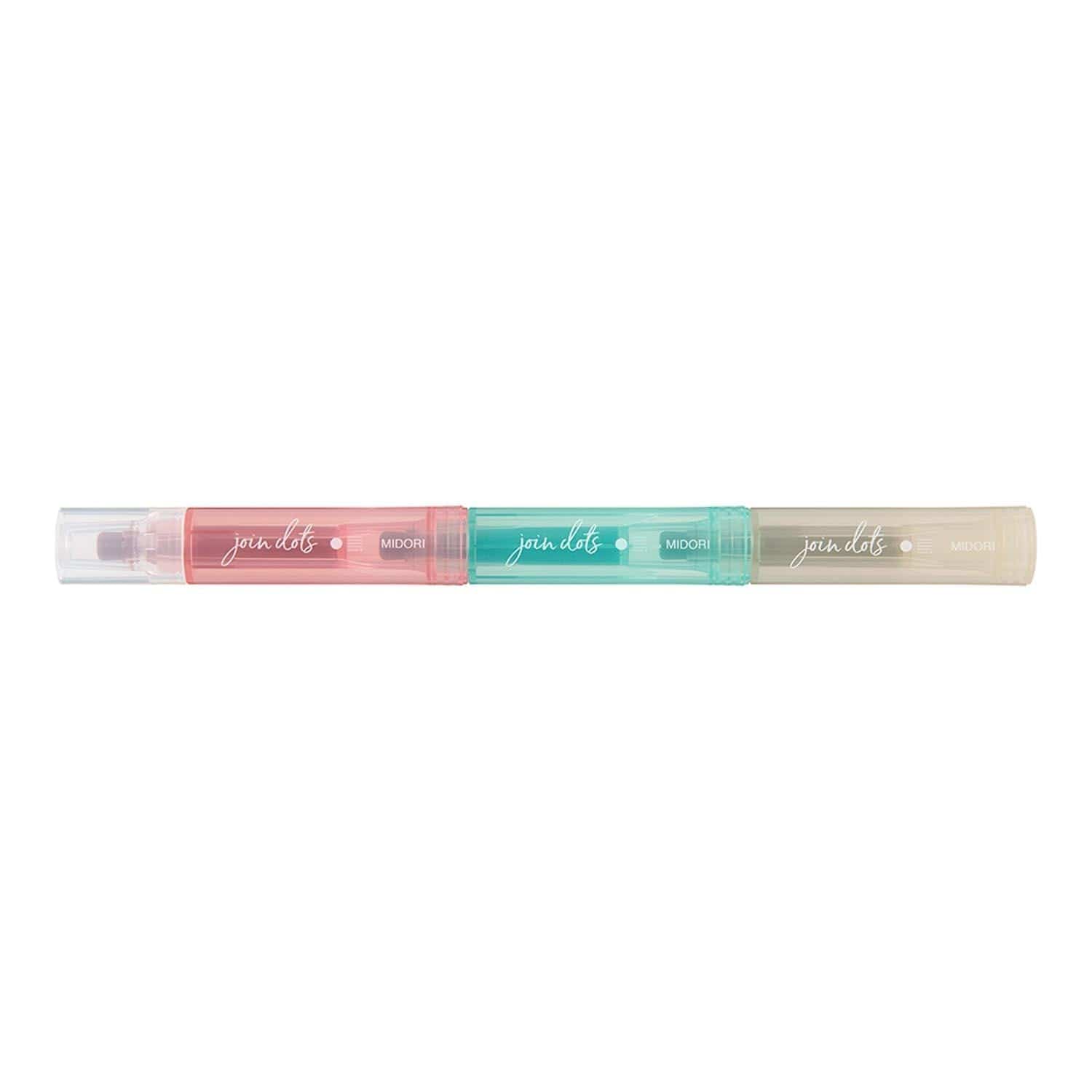 Midori Penne Connecting Pen Join Dots - Milky