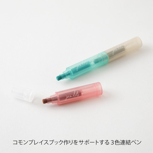 Midori Penne Connecting Pen Join Dots - Milky