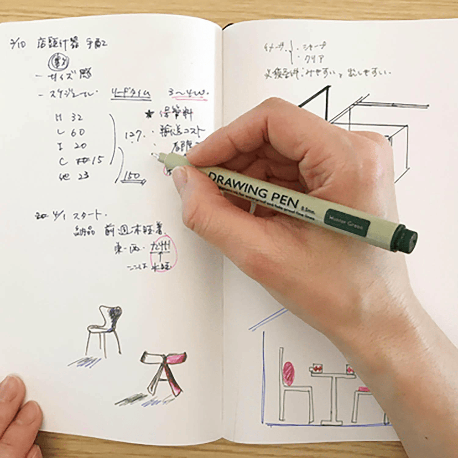 KOKUYO Penne Drawing Pen 0.5 Kokuyo