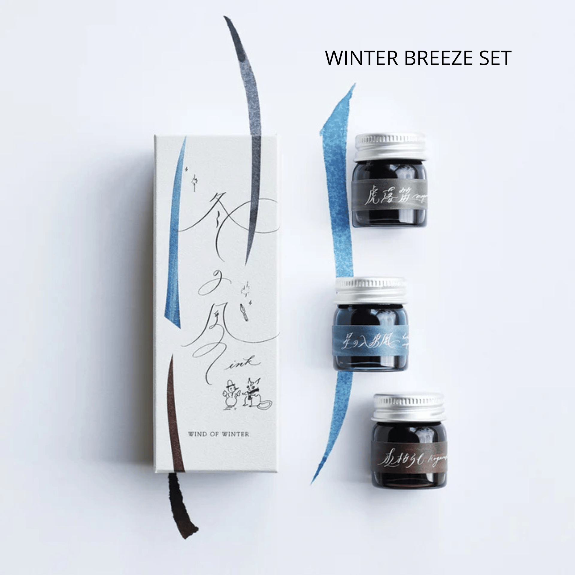 Kaweco Penne WINTER BREEZE SET Inchiostri Kaze - Wind Ink Seasonal Breeze Sets