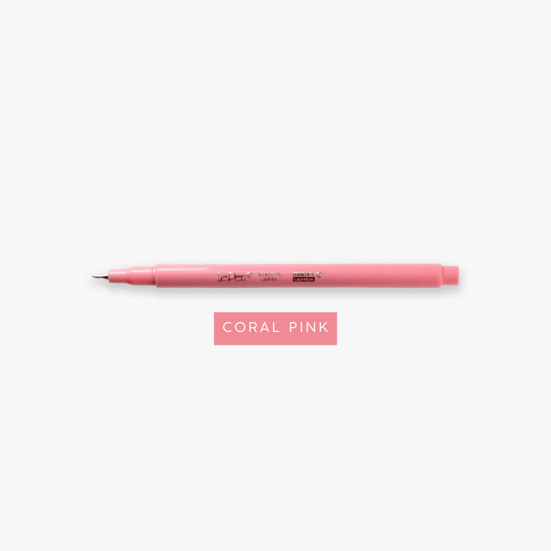 Marvy Huchida Penne CORAL PINK Le Pen - Fineliner