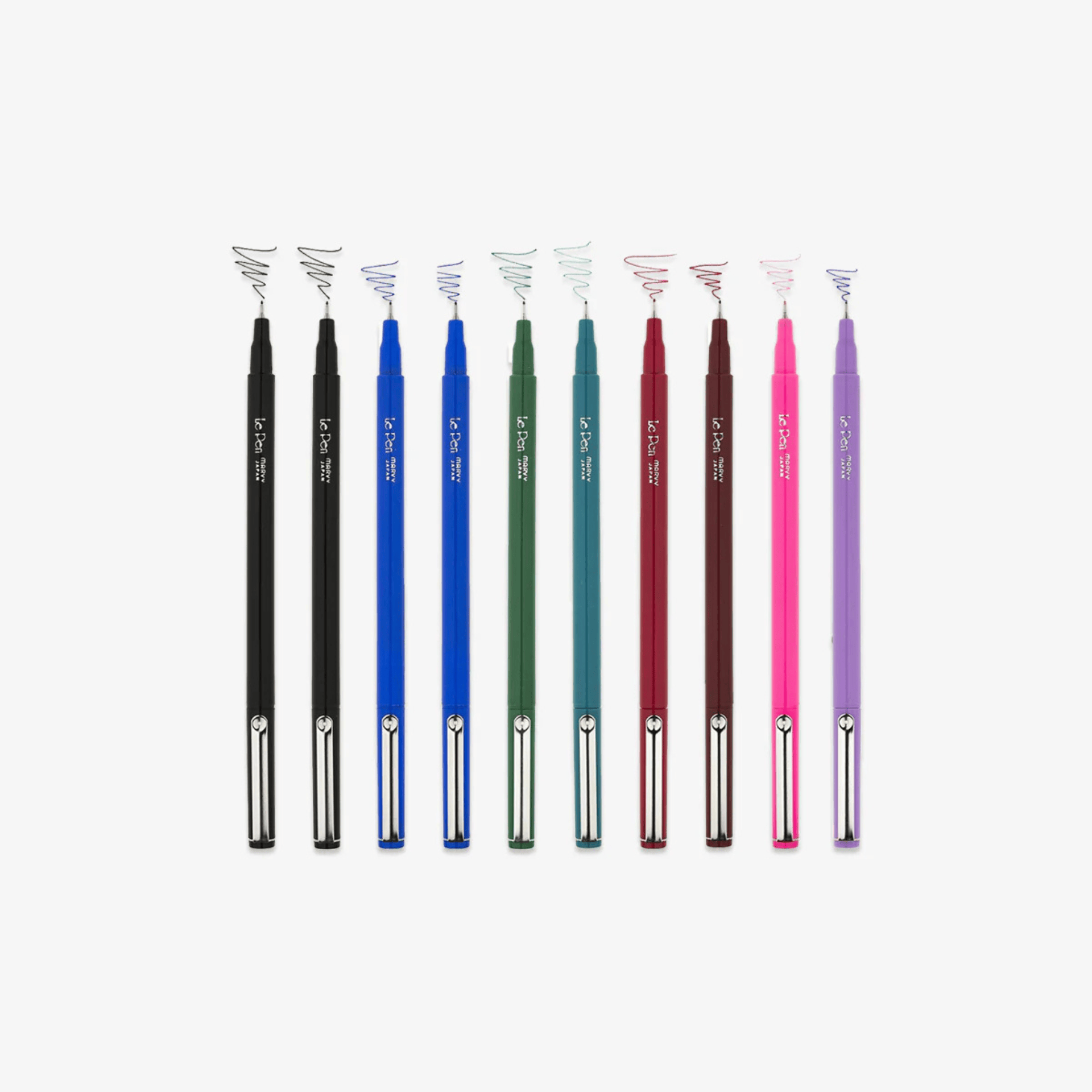 Marvy Huchida Penne Le Pen Set da 10 - Basic