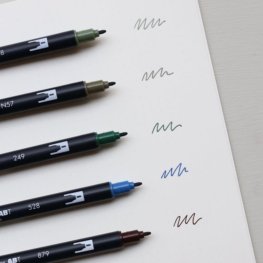 Marvy Penne Le Plume II - Brush pen & Fineliner - doppia punta