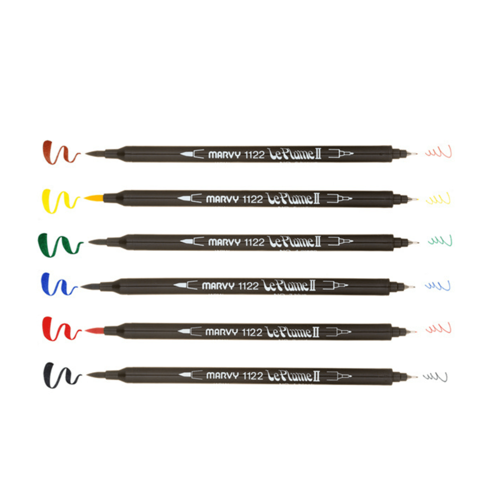 Marvy Penne Le Plume II - Brush pen & Fineliner - doppia punta