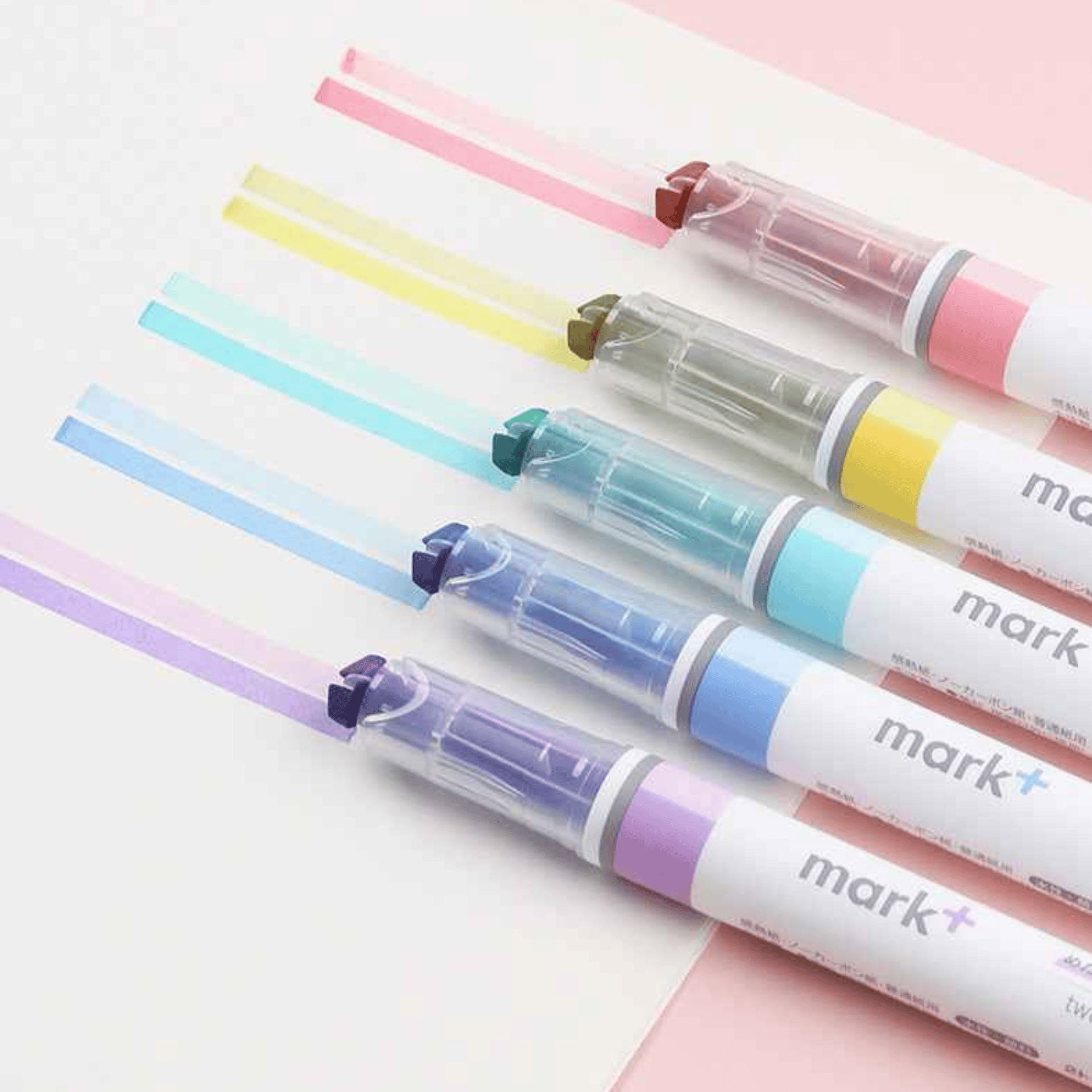 KOKUYO Penne Mark + 2 Tone Marker - Set of 5 - Type 1