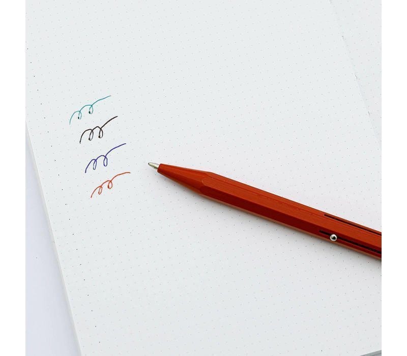Penco Penne Penco 4 Colors Ballpoint Pen - Red