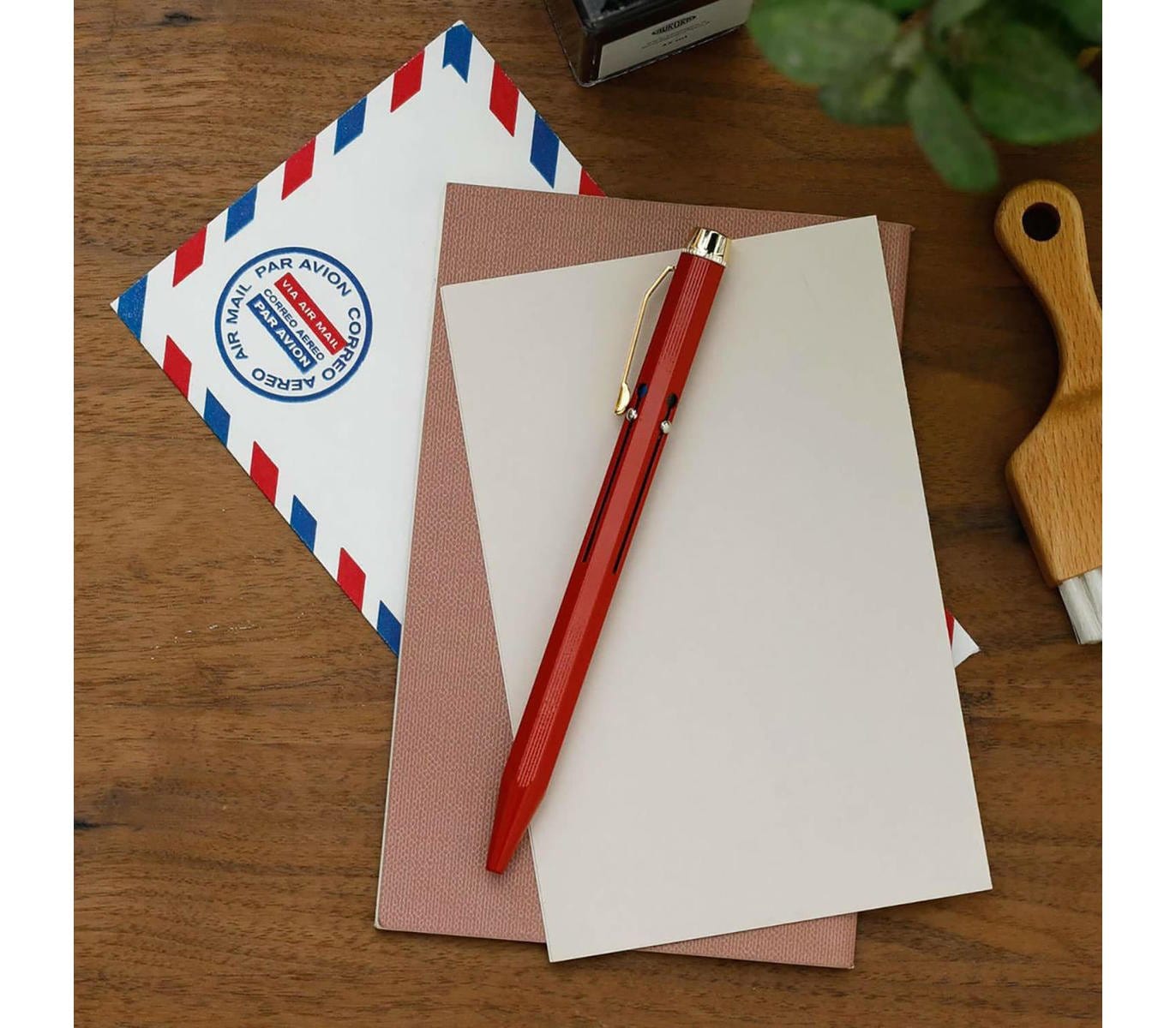 Penco Penne Penco 4 Colors Ballpoint Pen - Red