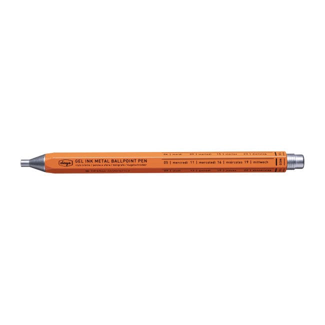 Mark's Tokyo Edge Days – Penna A Sfera In Legno E Metallo Nero – Punta Ultra Sottile 0,5 Mm – Elegante E Leggera Per Uso Quotidiano