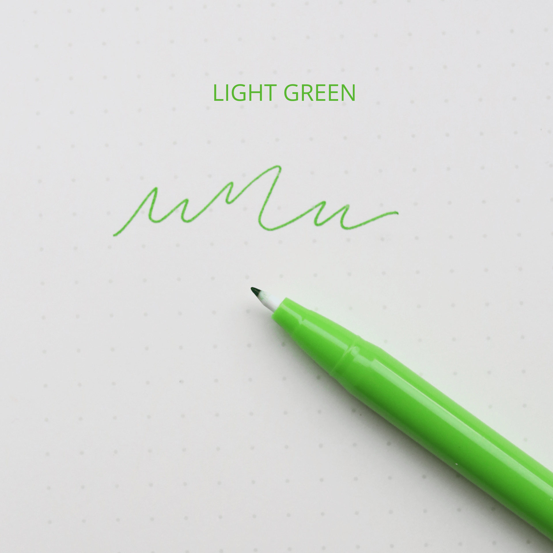 Monami Penne LIGHT GREEN Penna Monami Plus Pen 300