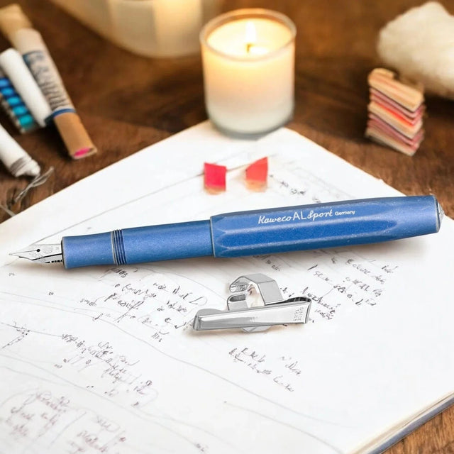 Kaweco Penne Penna Stilografica AL Sport - Stonewashed Blue