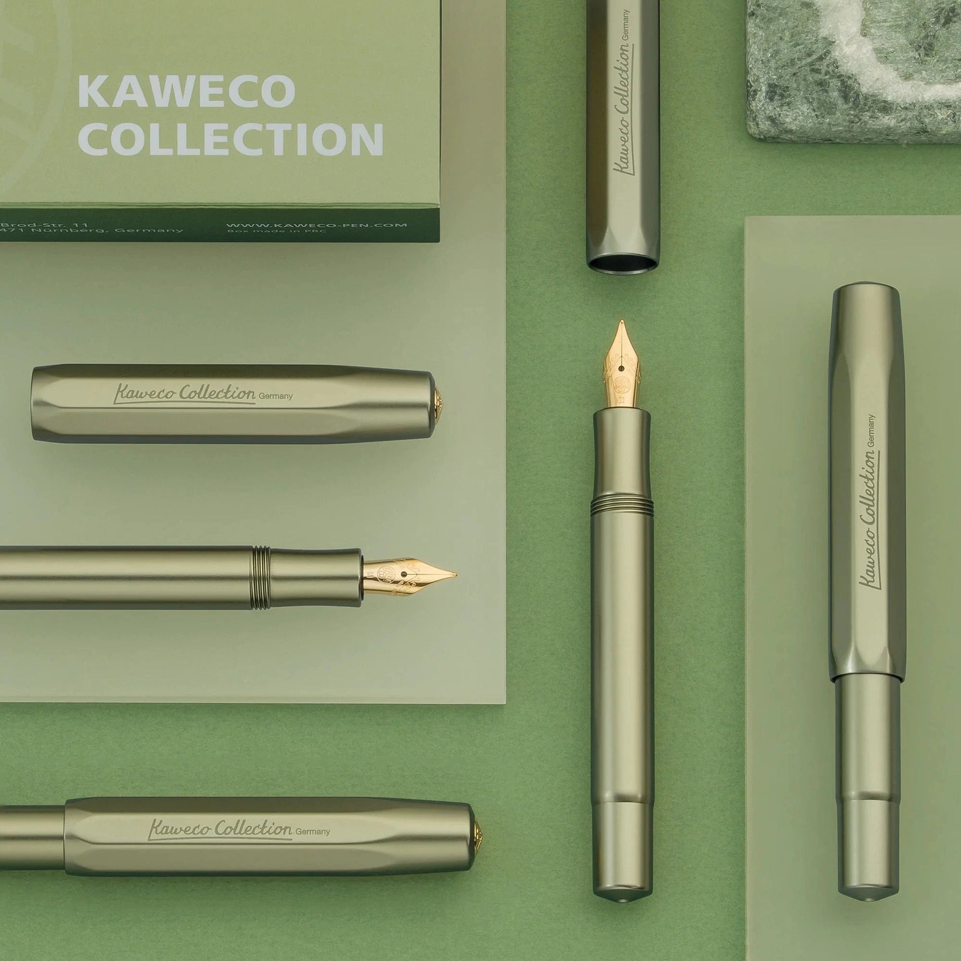 Kaweco Penne Penna stilografica Collection Olivine F