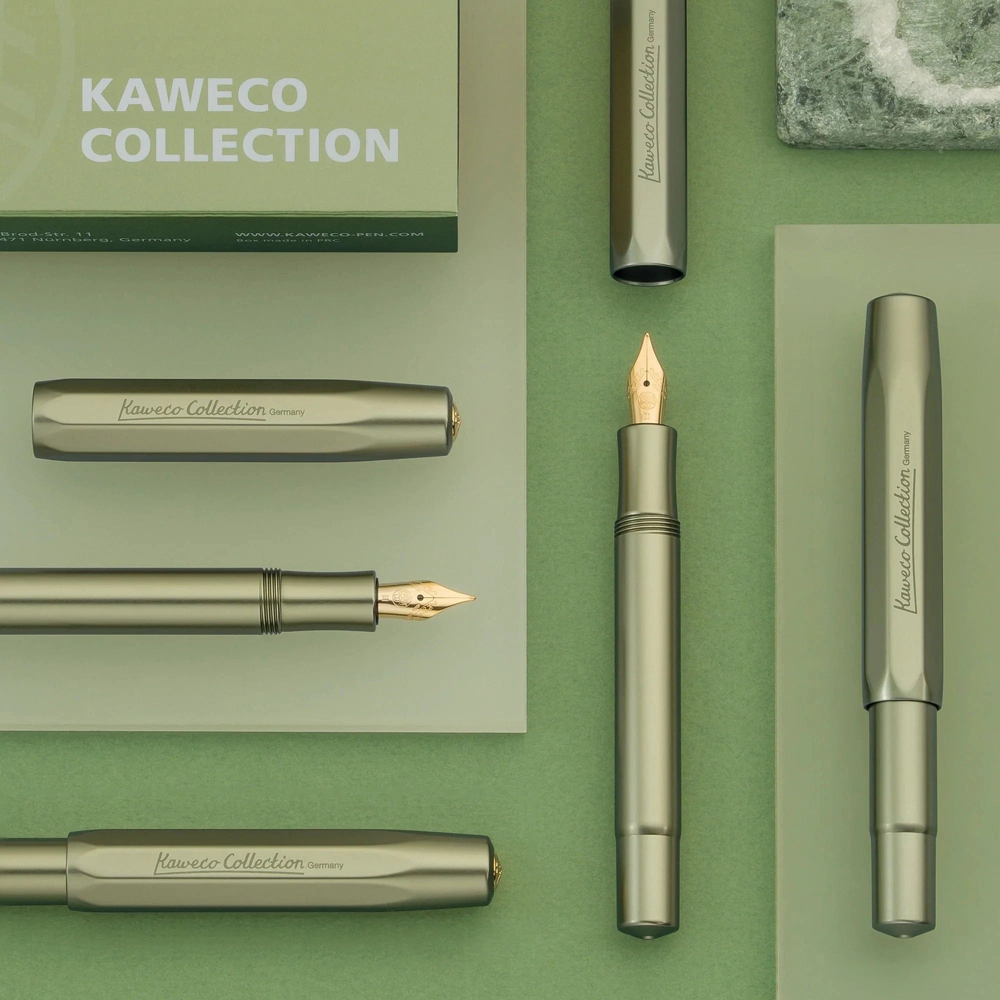 Kaweco Penne Penna stilografica Collection Olivine F