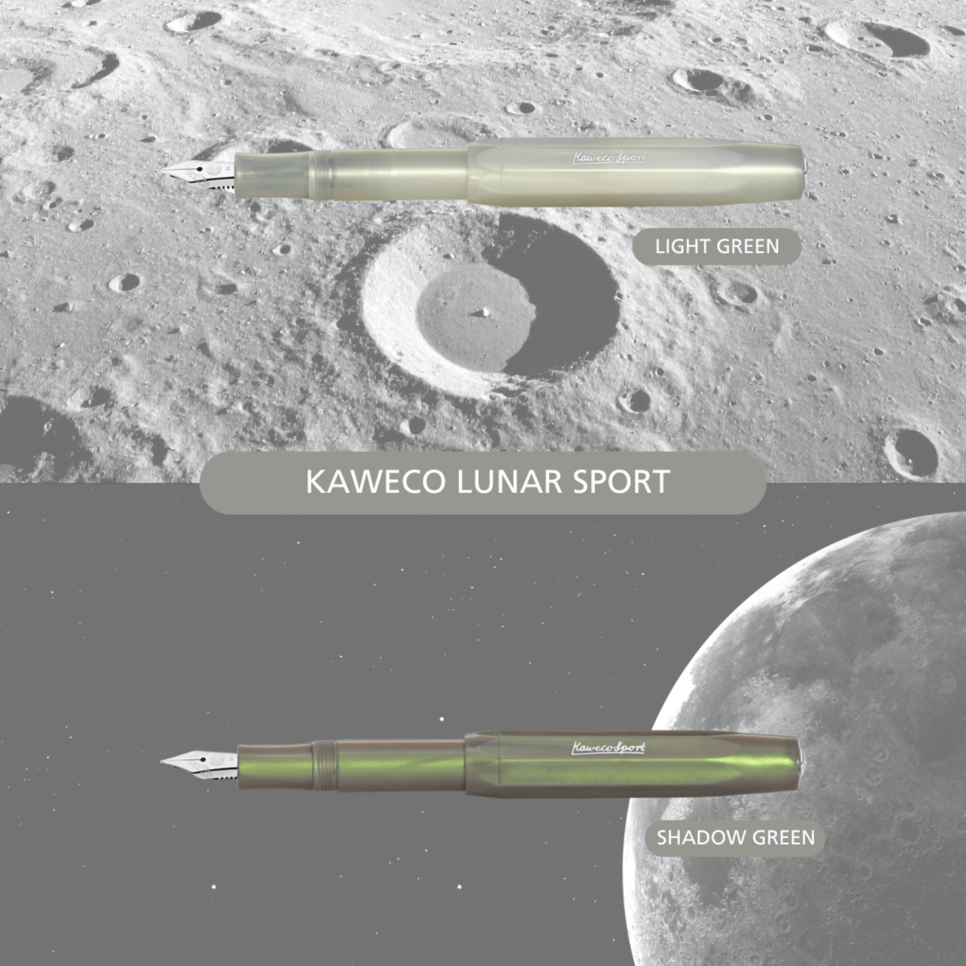 Kaweco Penne Penna stilografica Lunar Sport Kaweco - Shadow Green