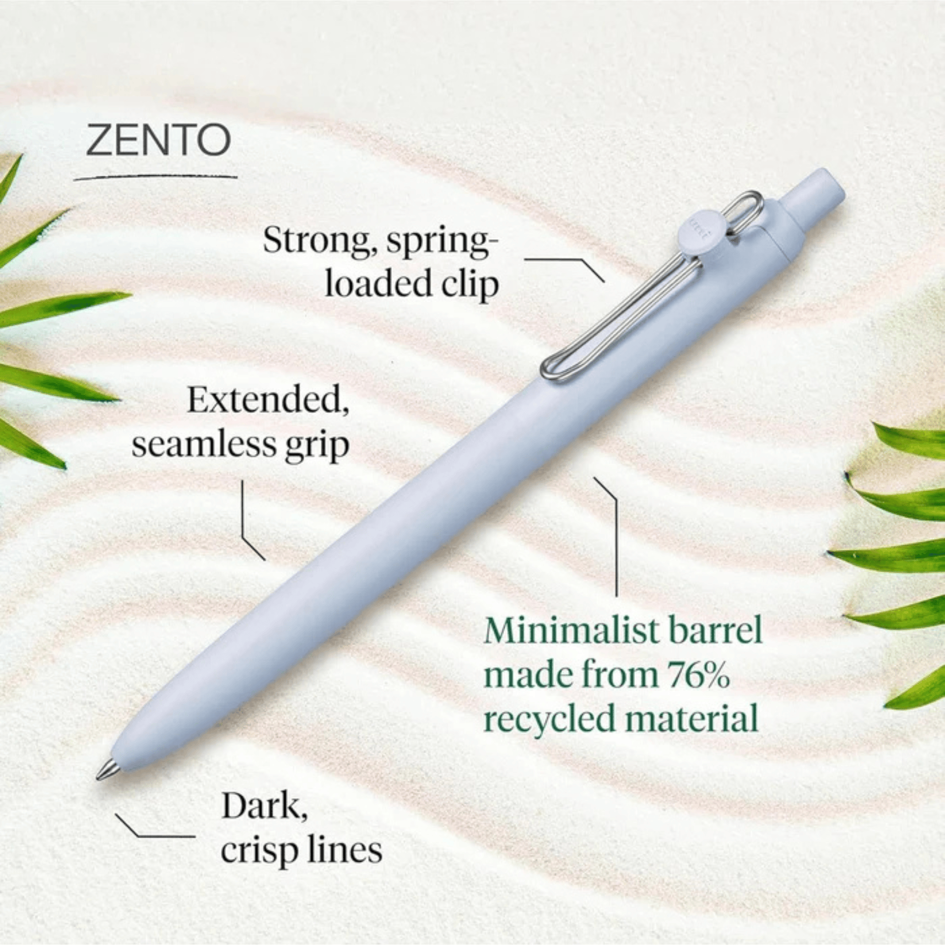 Mitsubishi Pencil Penne Penna Uni-Ball Zento - extra-fine 0.38