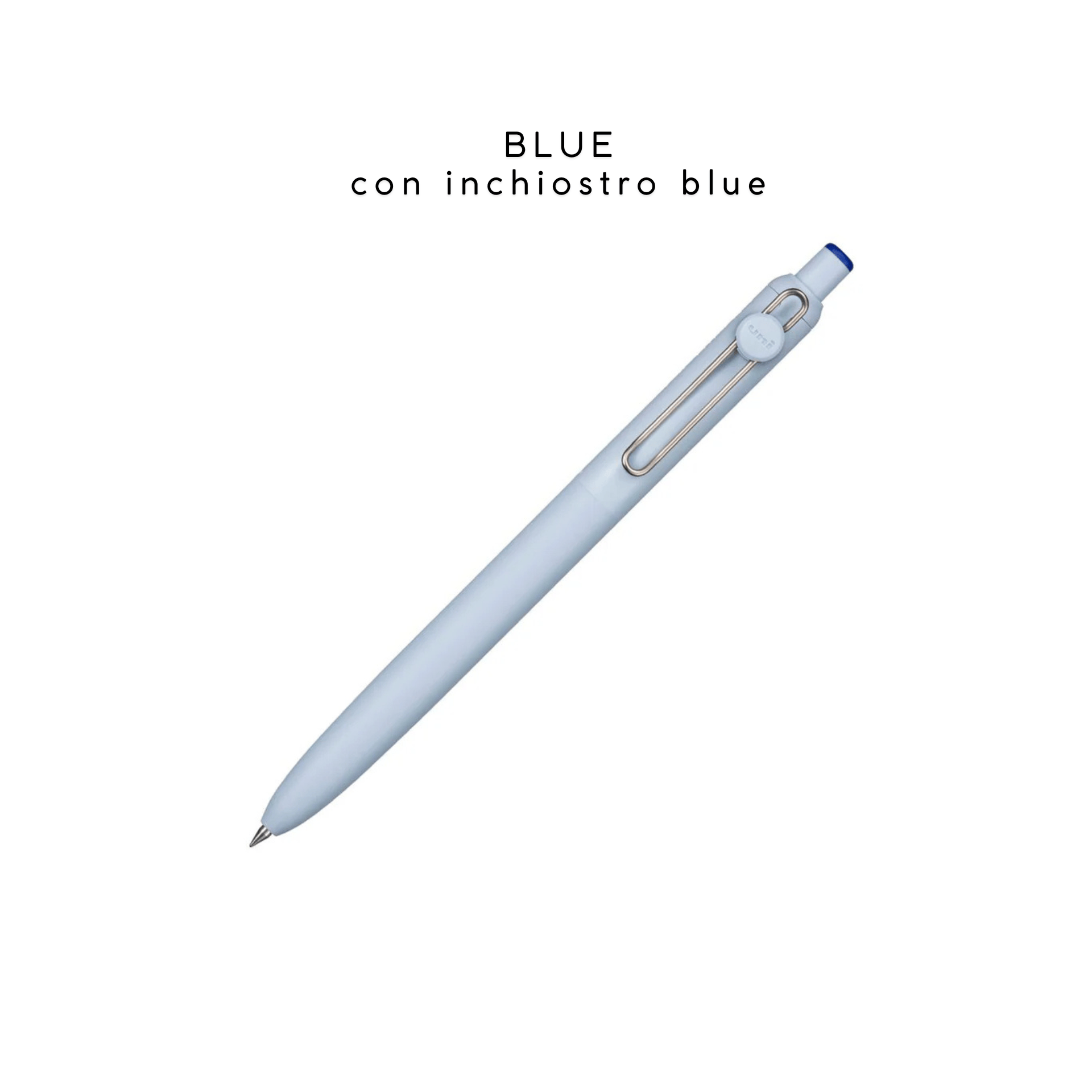 Mitsubishi Pencil Penne BLUE - inchiostro blu Penna Uni-Ball Zento - fine 0.5