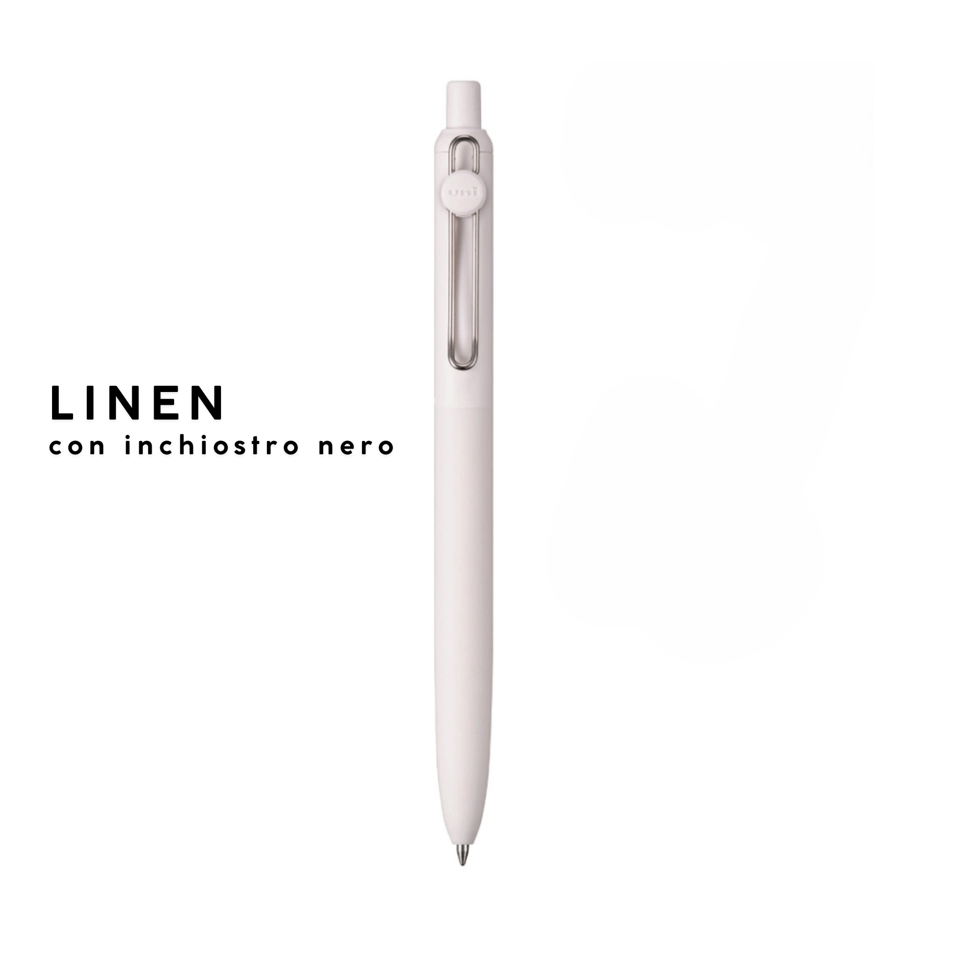 Mitsubishi Pencil Penne LINEN Penna Uni-Ball Zento - medio 0.7