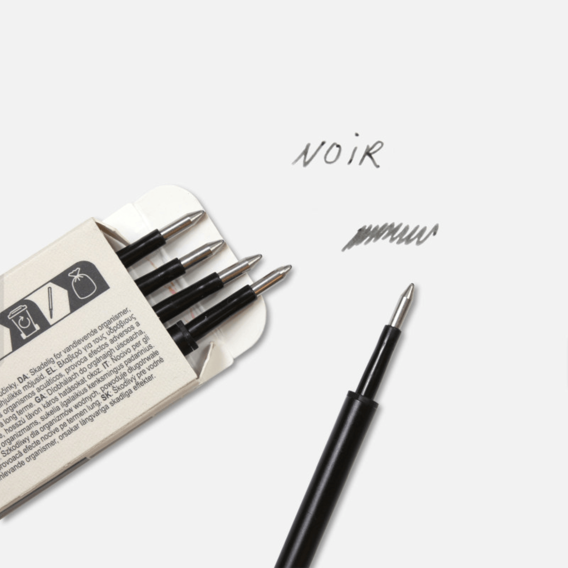 Papier Tigre Penne NERO Refill per penna cancellabile Papier Tigre