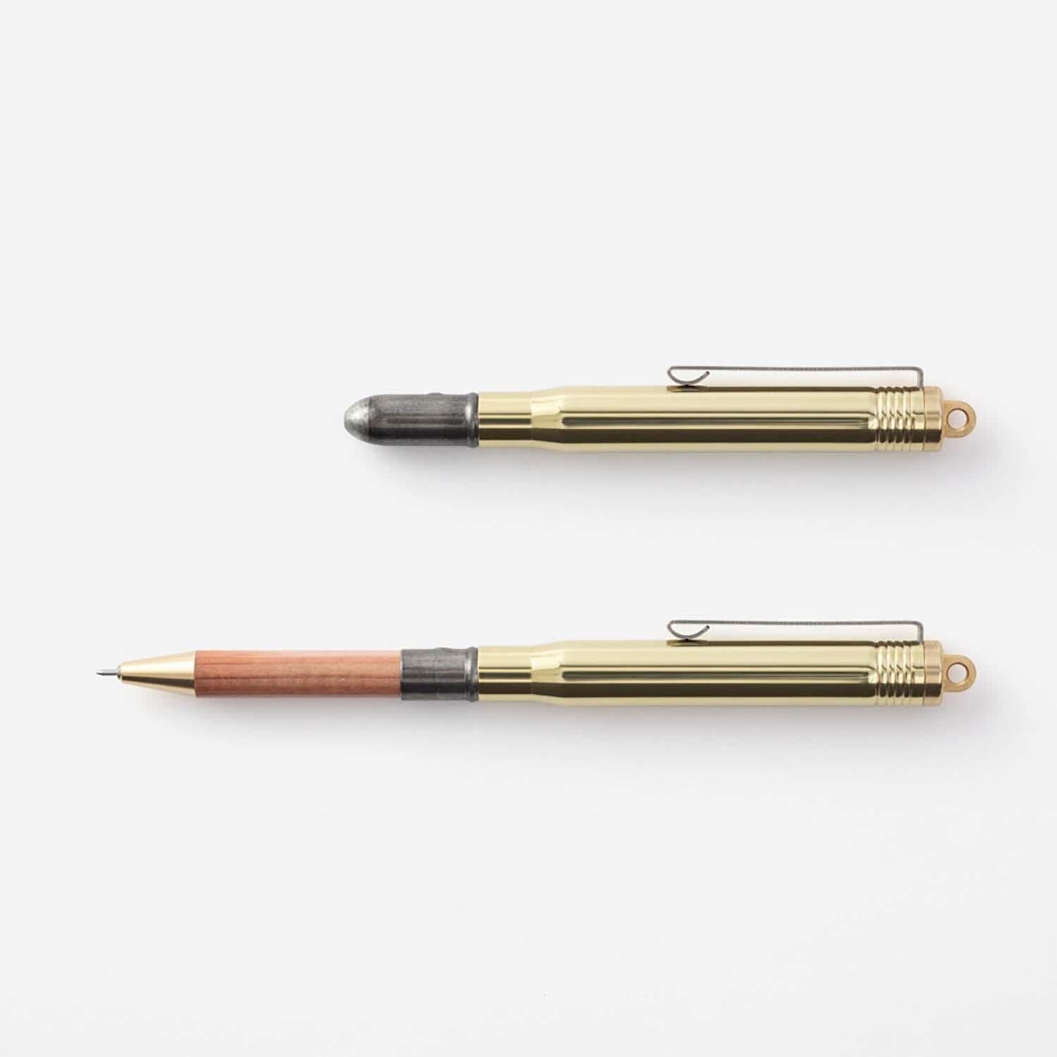 Traveler's Company Japan Penne Refill TRC BRASS Ballpoint Pen - Penna a sfera Traveler's