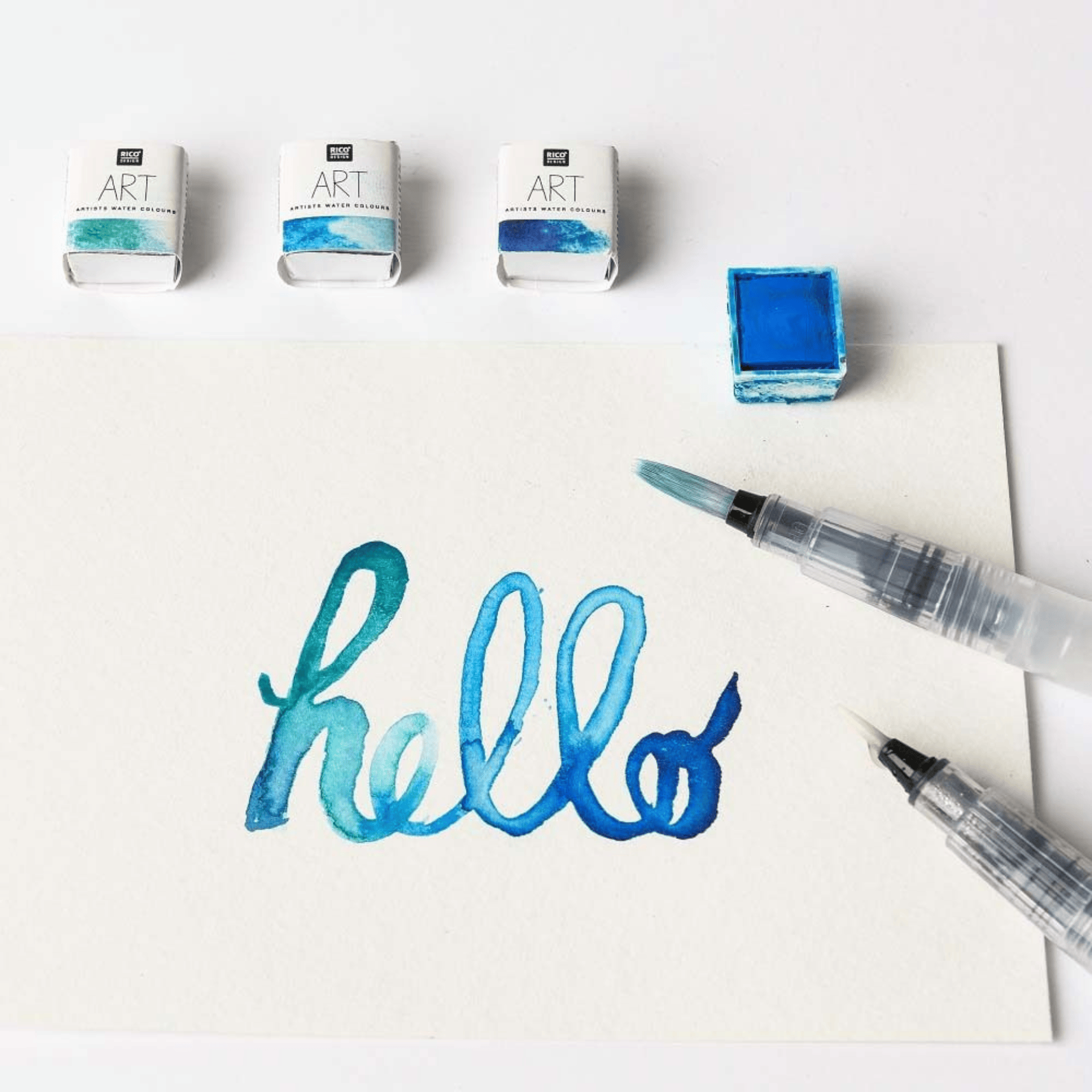 Rico Design Penne Set da 3 Water Tank Brush Pen