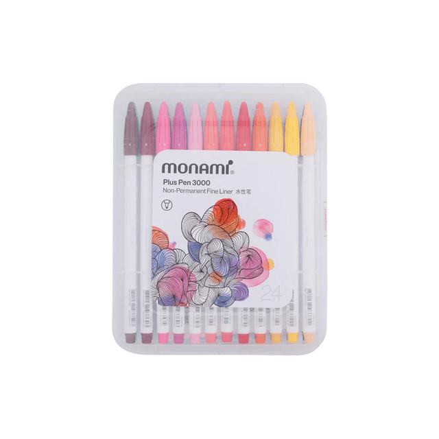 Monami Penne Set di penne Monami Plus Pen 3000 - 24 colori