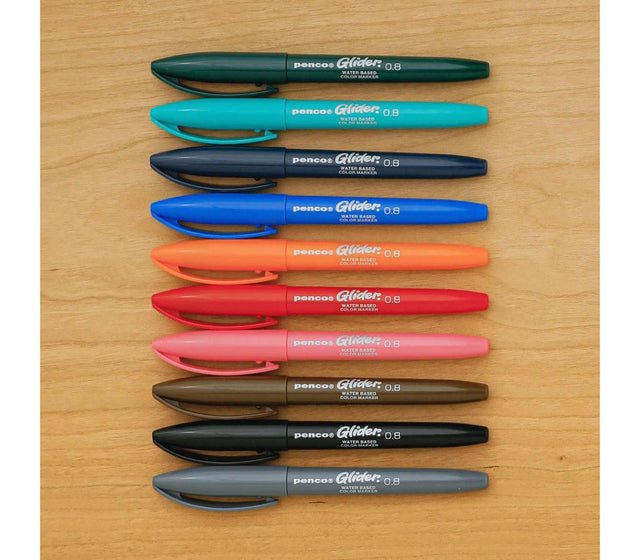 Penco Penne Set Glider Pens da 10 colori