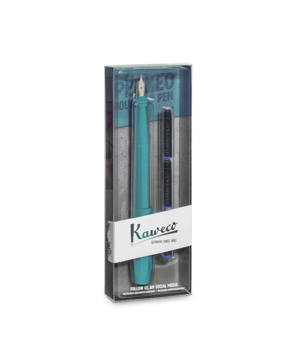Kaweco Penne Set Stilografica Perkeo Breezy Teal