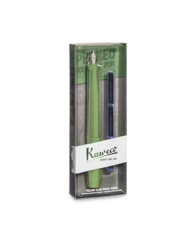 Kaweco Penne Set Stilografica Perkeo Jungle green