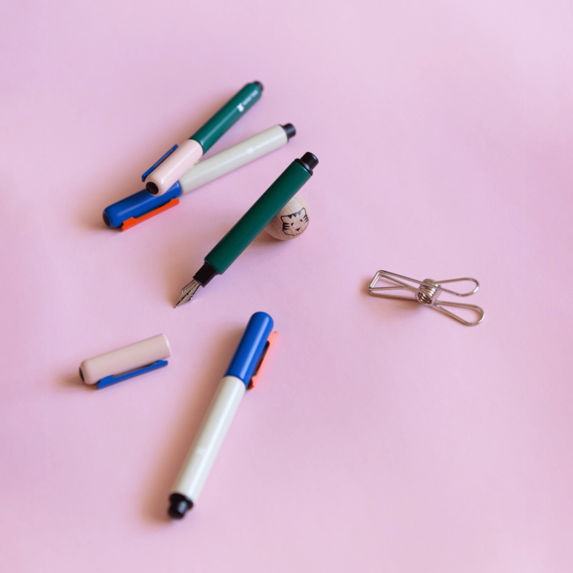 Papier Tigre Penne Stilografica Tigre - Blue & Sand