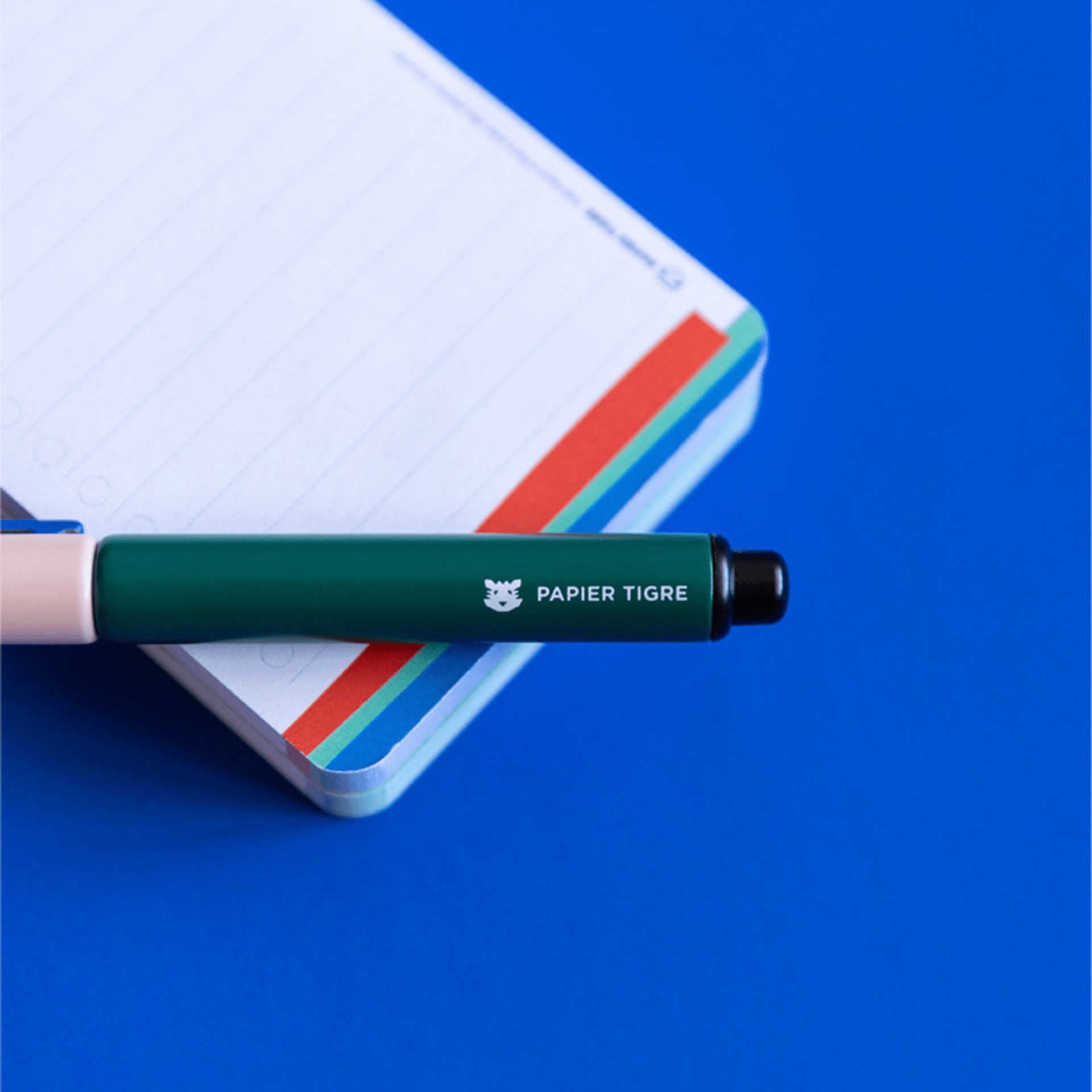 Papier Tigre Penne Stilografica Tigre - Green & Pink