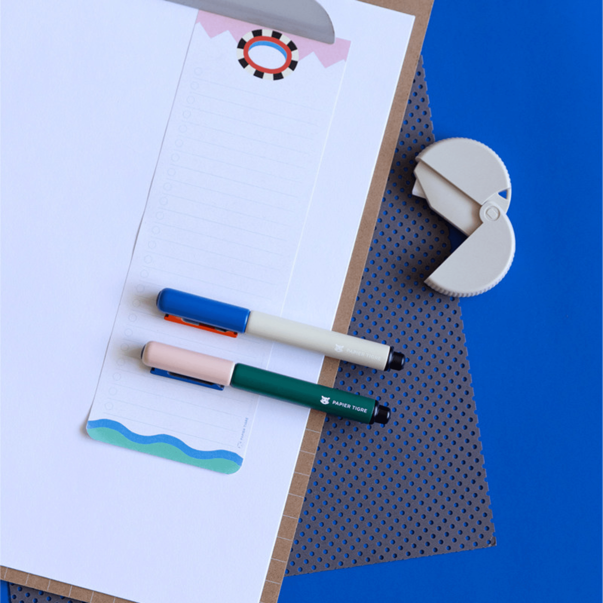 Papier Tigre Penne Stilografica Tigre - Green & Pink