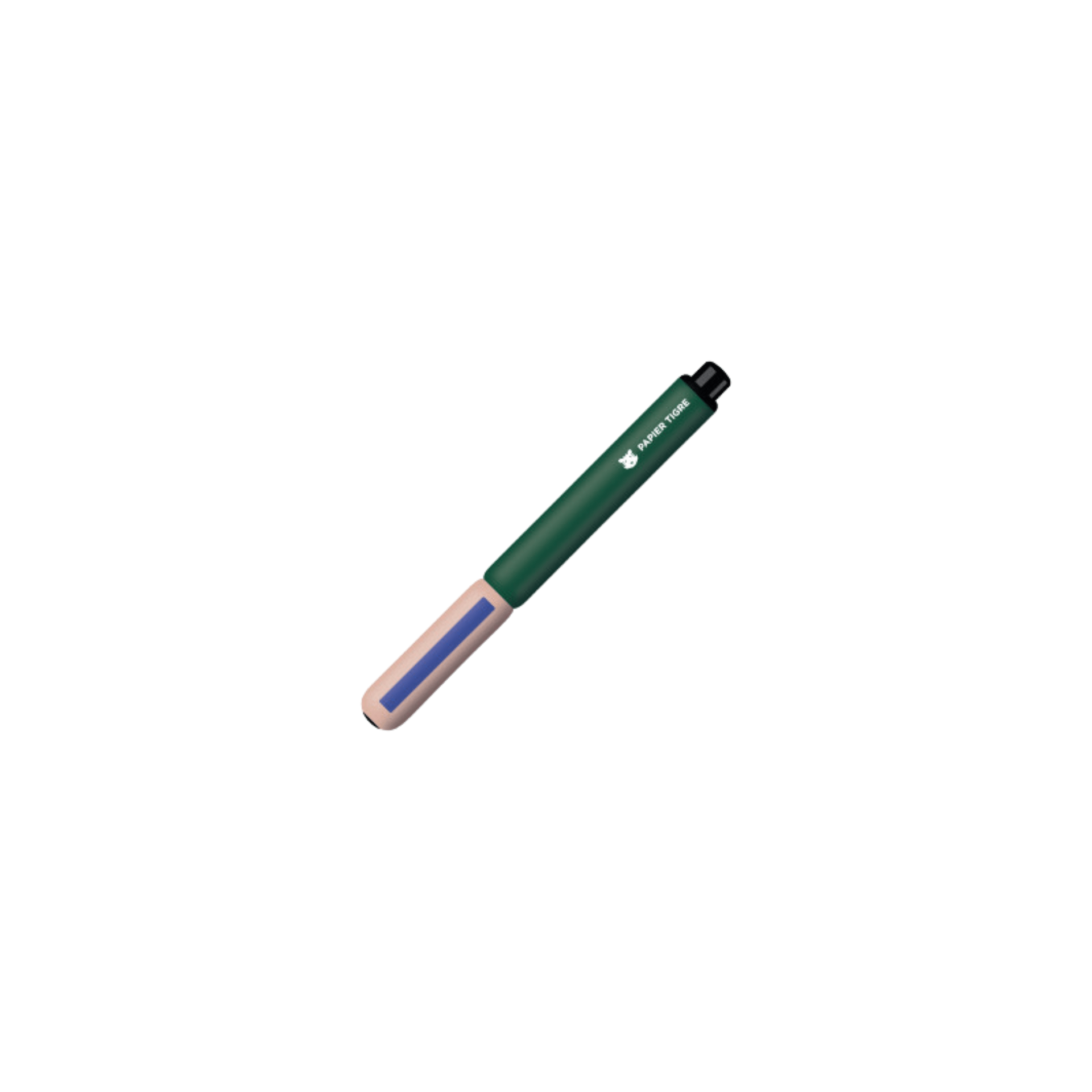 Papier Tigre Penne Stilografica Tigre - Green & Pink