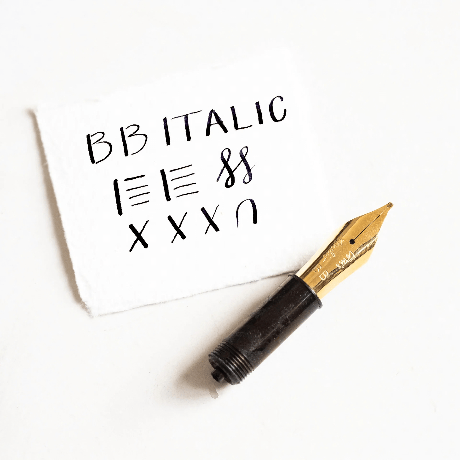 Tom's Studio Penne BB COURSIVE ITALIC The Studio - Pennini per stilografica