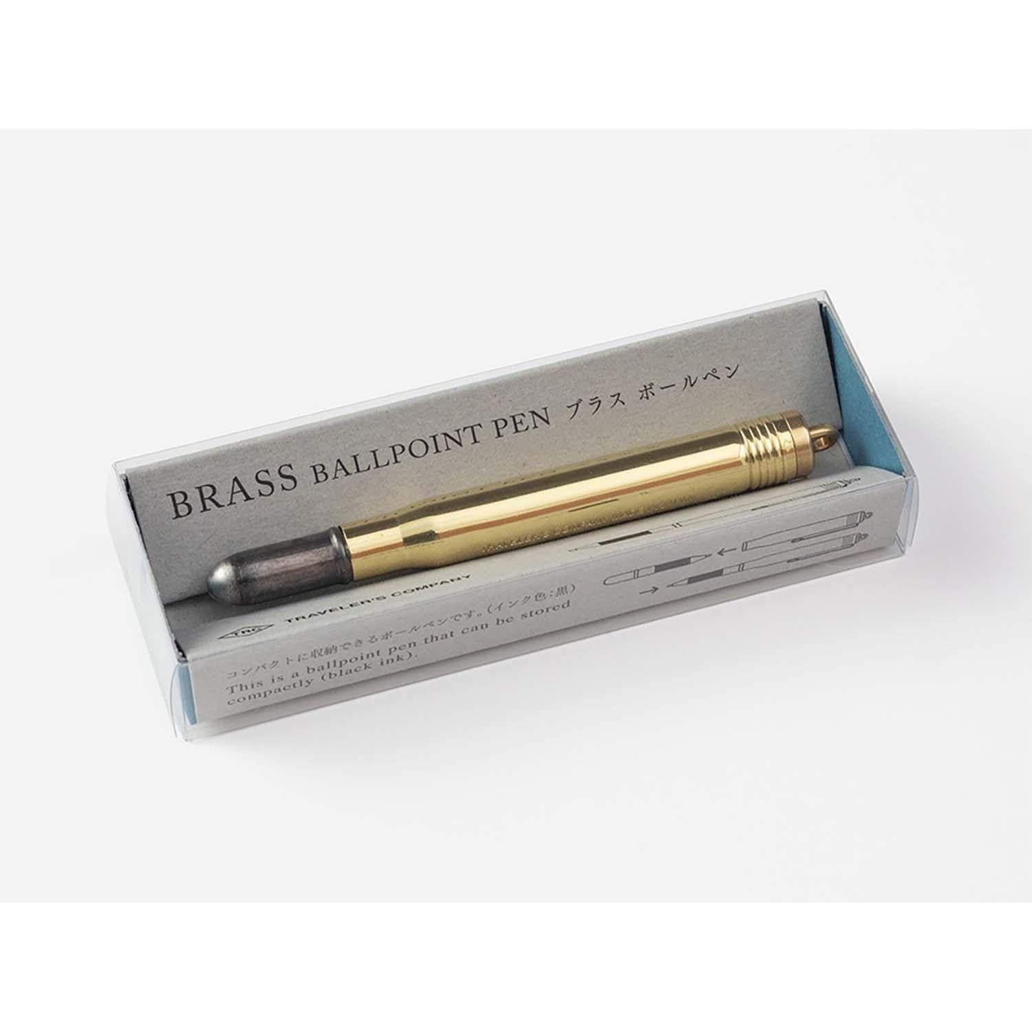 Traveler's Company Japan Penne TRC BRASS Ballpoint Pen - Penna a sfera Traveler's