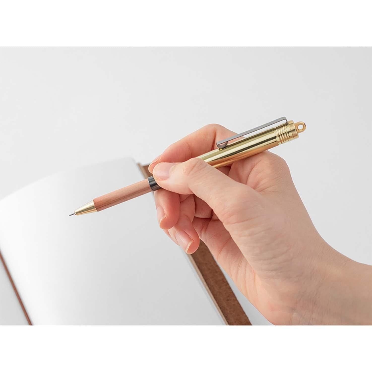 Traveler's Company Japan Penne TRC BRASS Ballpoint Pen - Penna a sfera Traveler's
