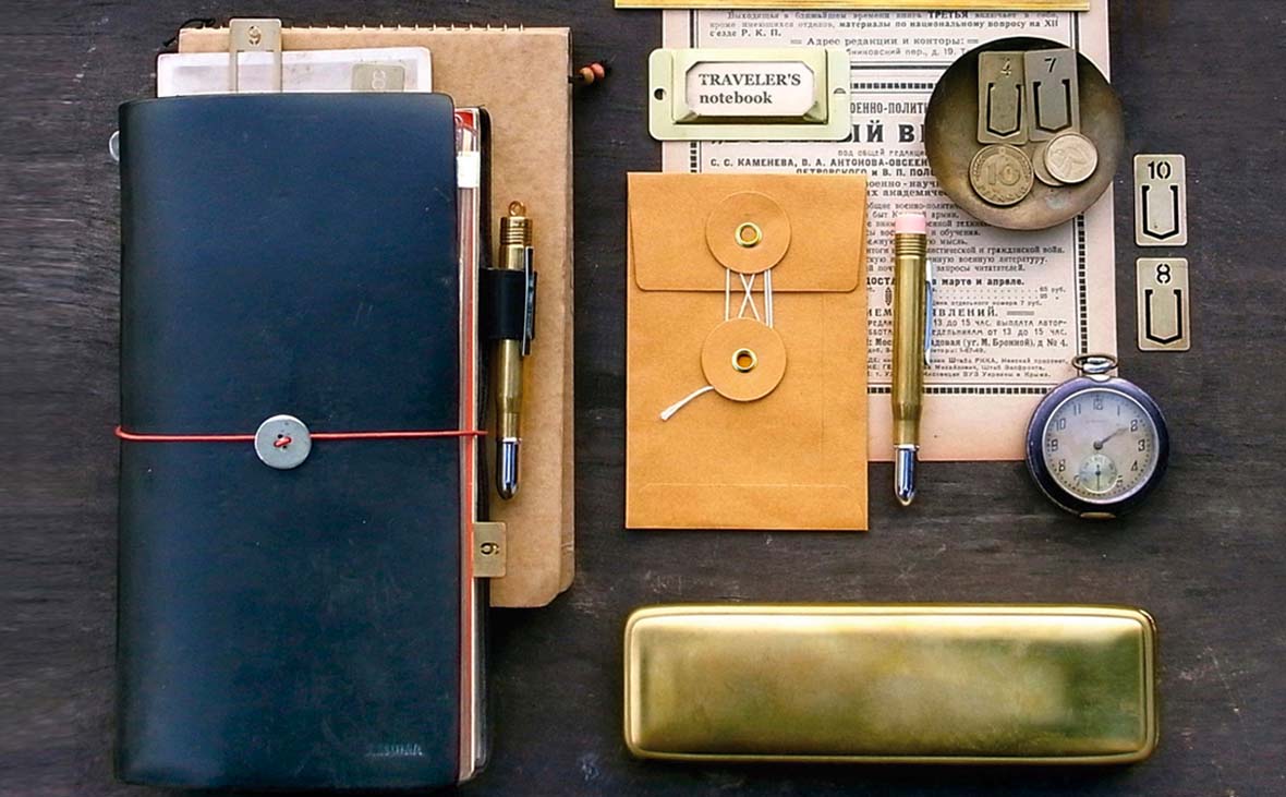 Traveler's Company Japan Penne TRC BRASS Ballpoint Pen - Penna a sfera Traveler's