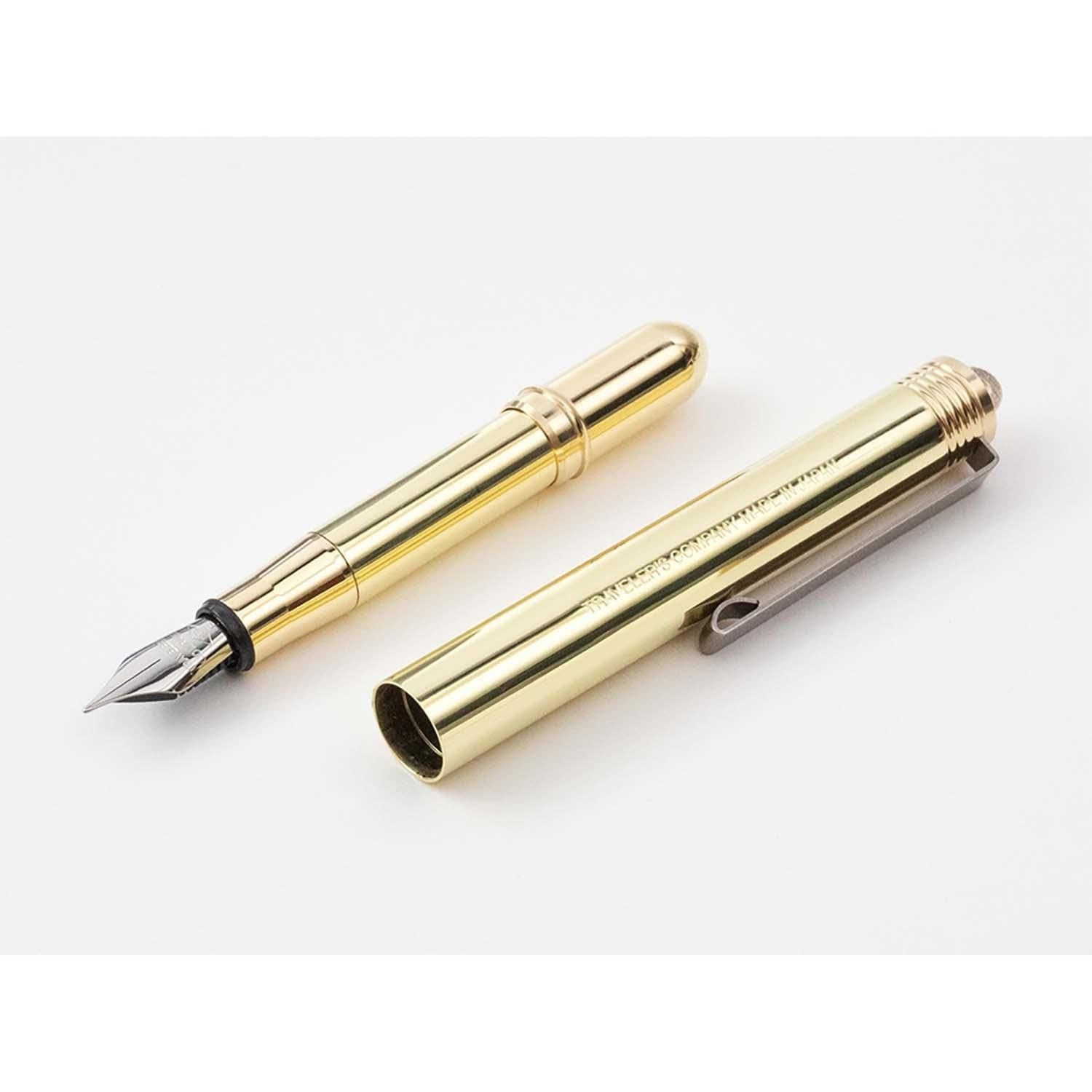 Traveler's Company Japan Penne TRC BRASS Fountain Pen - Penna Stilografica Traveler's