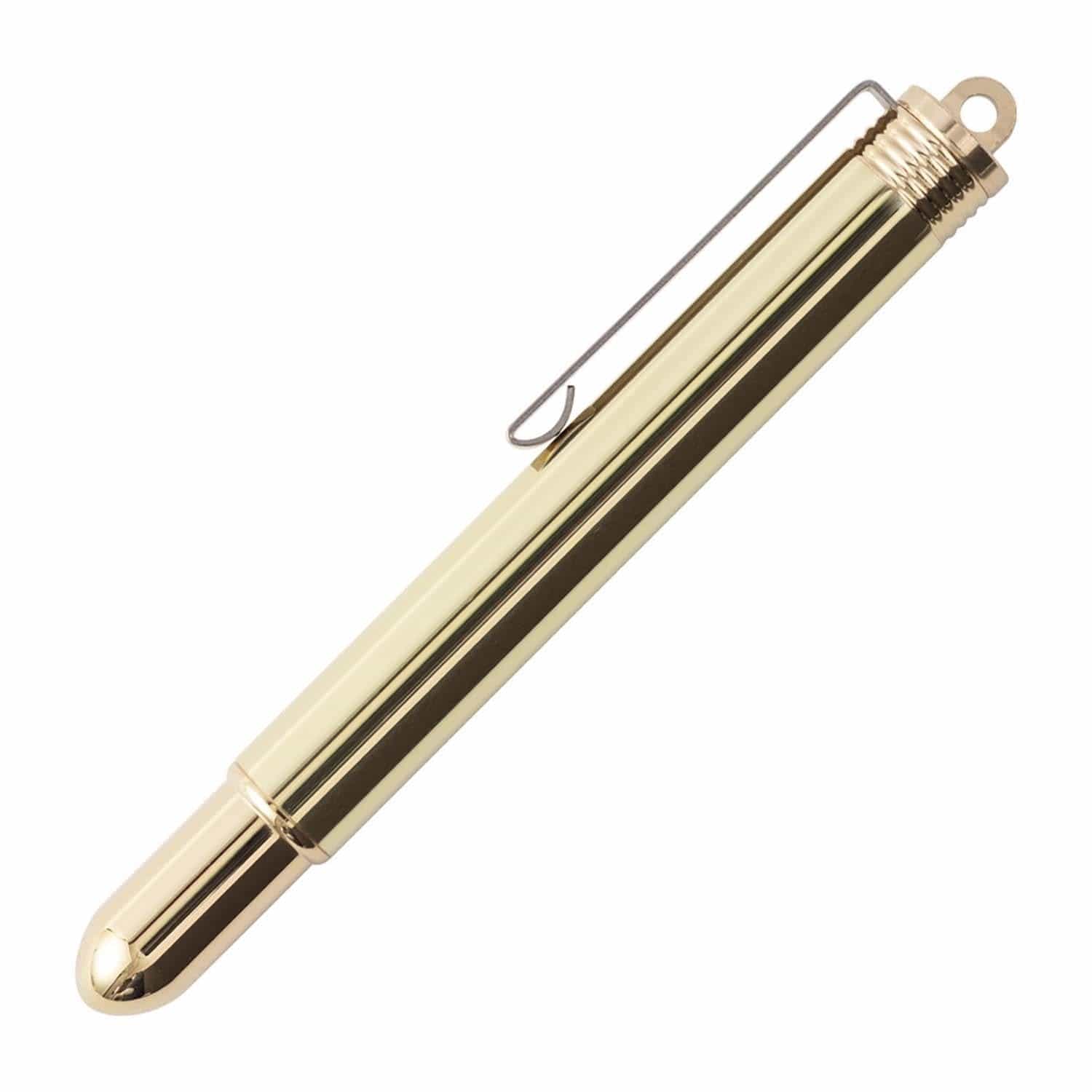 Traveler's Company Japan Penne TRC BRASS Fountain Pen - Penna Stilografica Traveler's