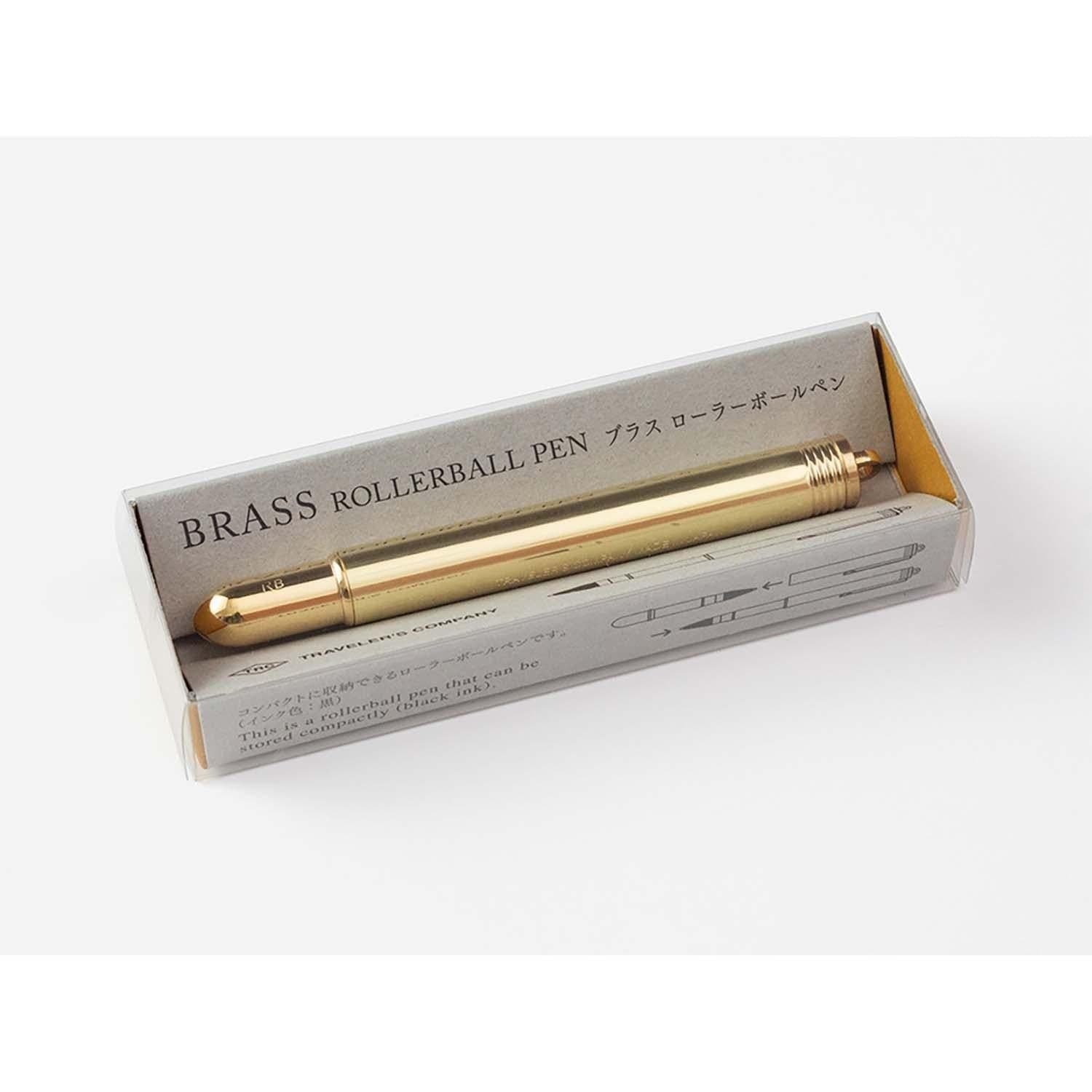 Traveler's Company Japan Penne TRC BRASS Rollerball Pen - Traveler's