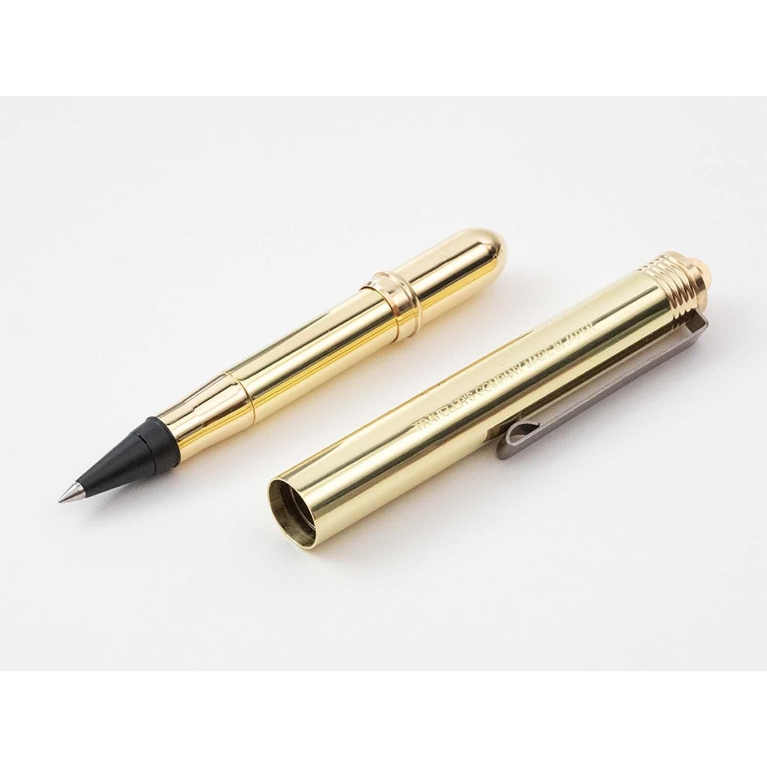 Traveler's Company Japan Penne TRC BRASS Rollerball Pen - Traveler's