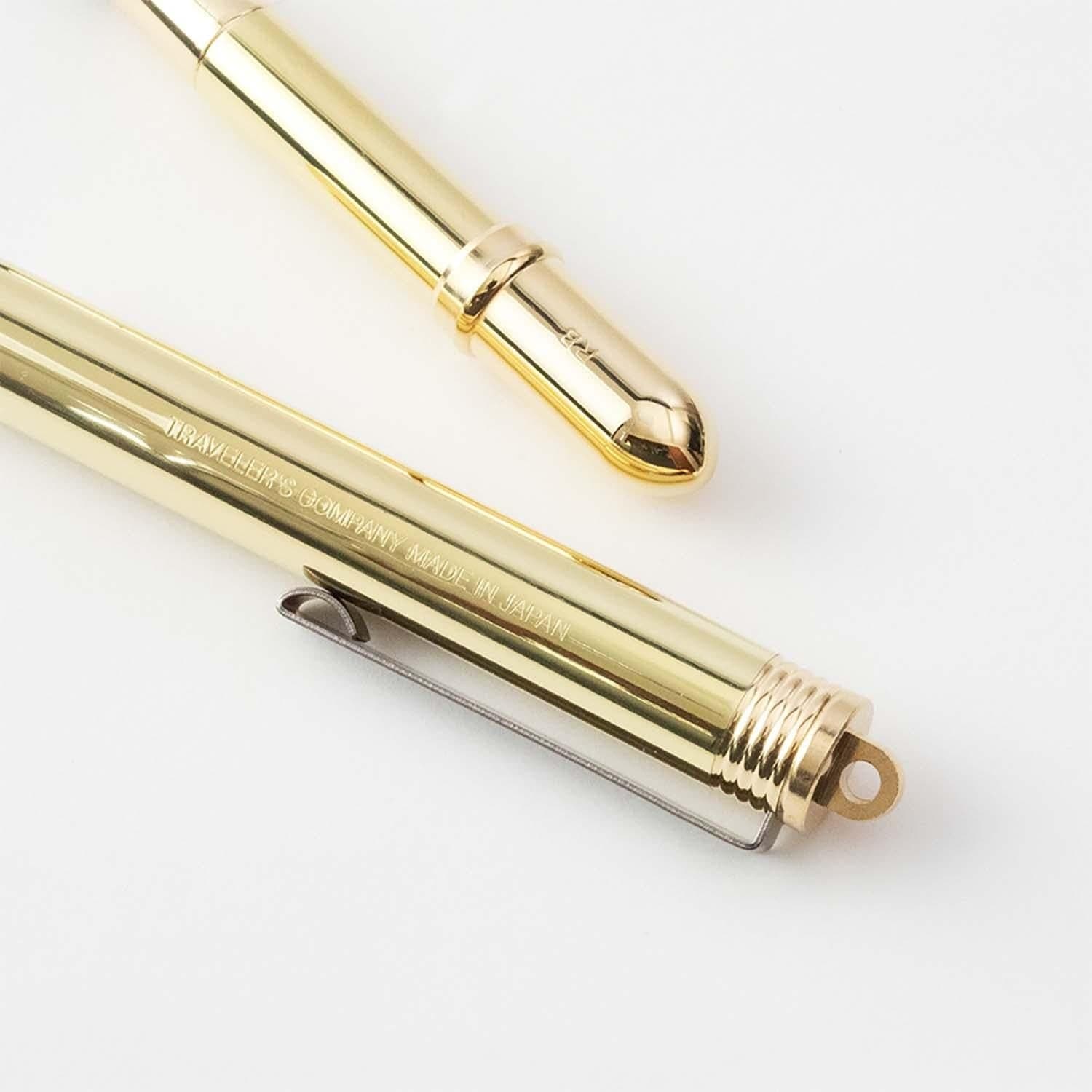 Traveler's Company Japan Penne TRC BRASS Rollerball Pen - Traveler's