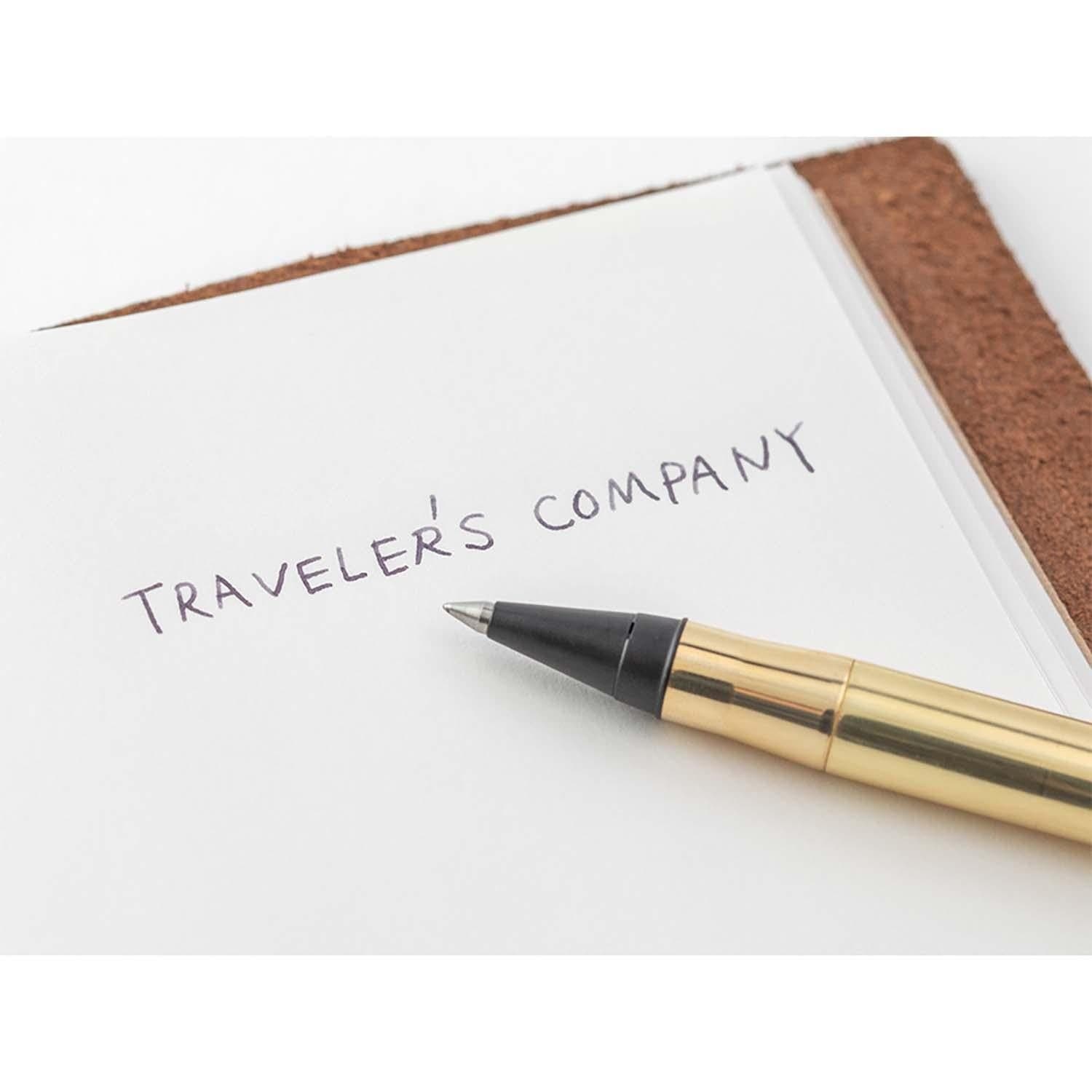 Traveler's Company Japan Penne TRC BRASS Rollerball Pen - Traveler's