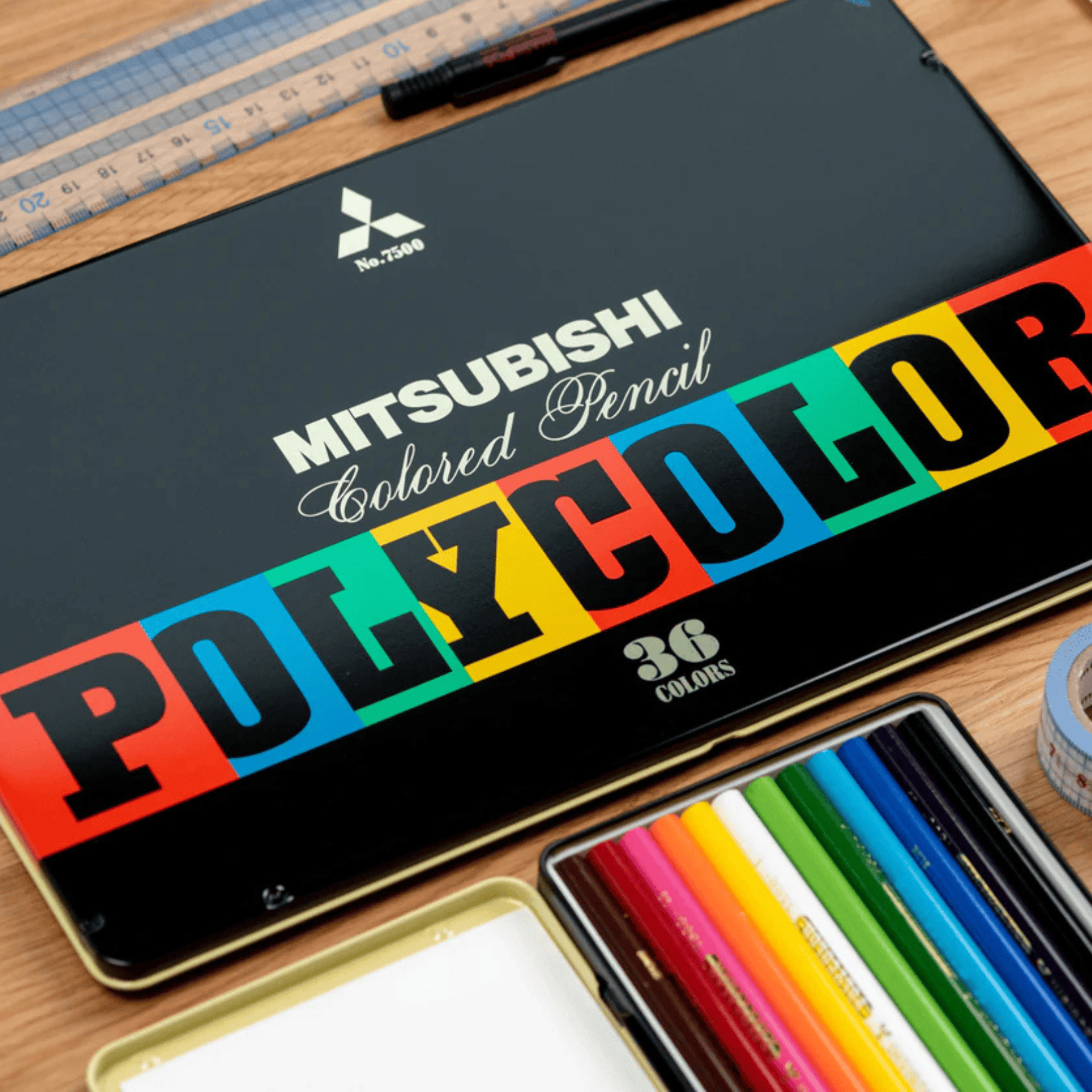 Mitsubishi Pencil Pittura Set Matite Colorate Polycolor