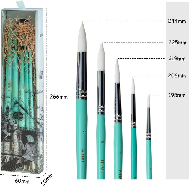 Himi Pittura GREEN Set pennelli Himi