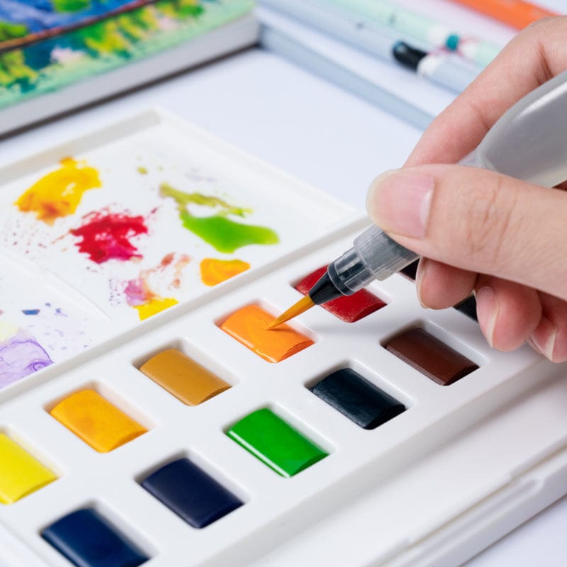 Himi Pittura Square Watercolor Kit - 12 colors