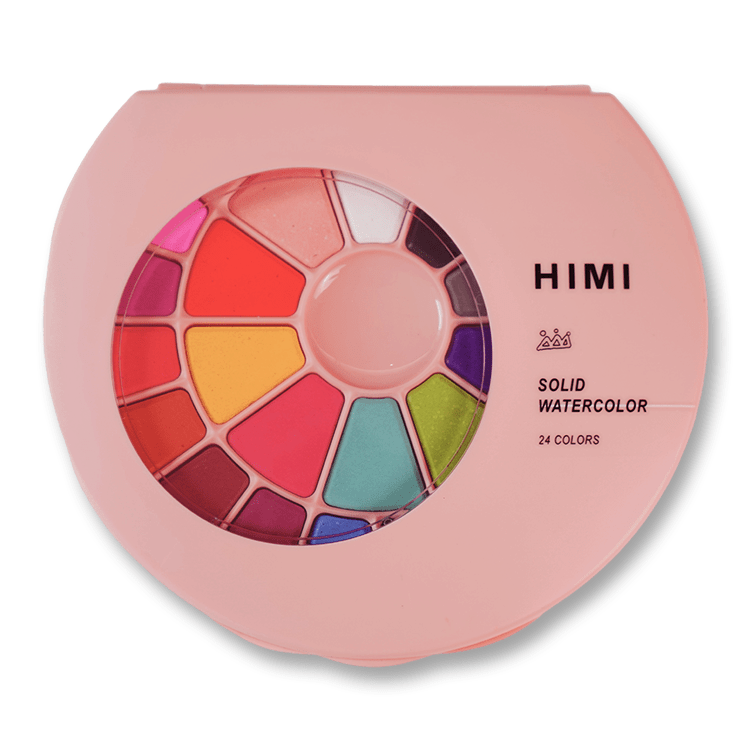 Himi Pittura Watercolor Kit Pink - 24 colors
